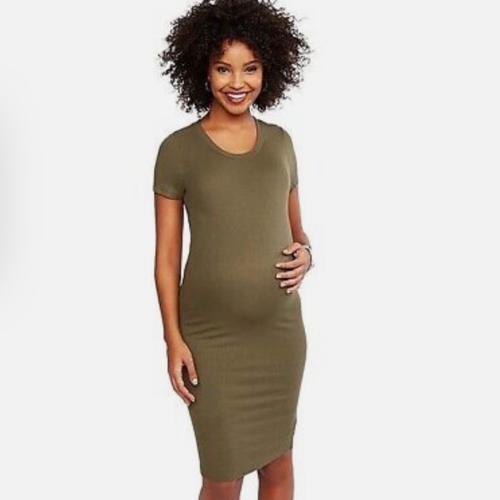 Motherhood Maternity Green Dress